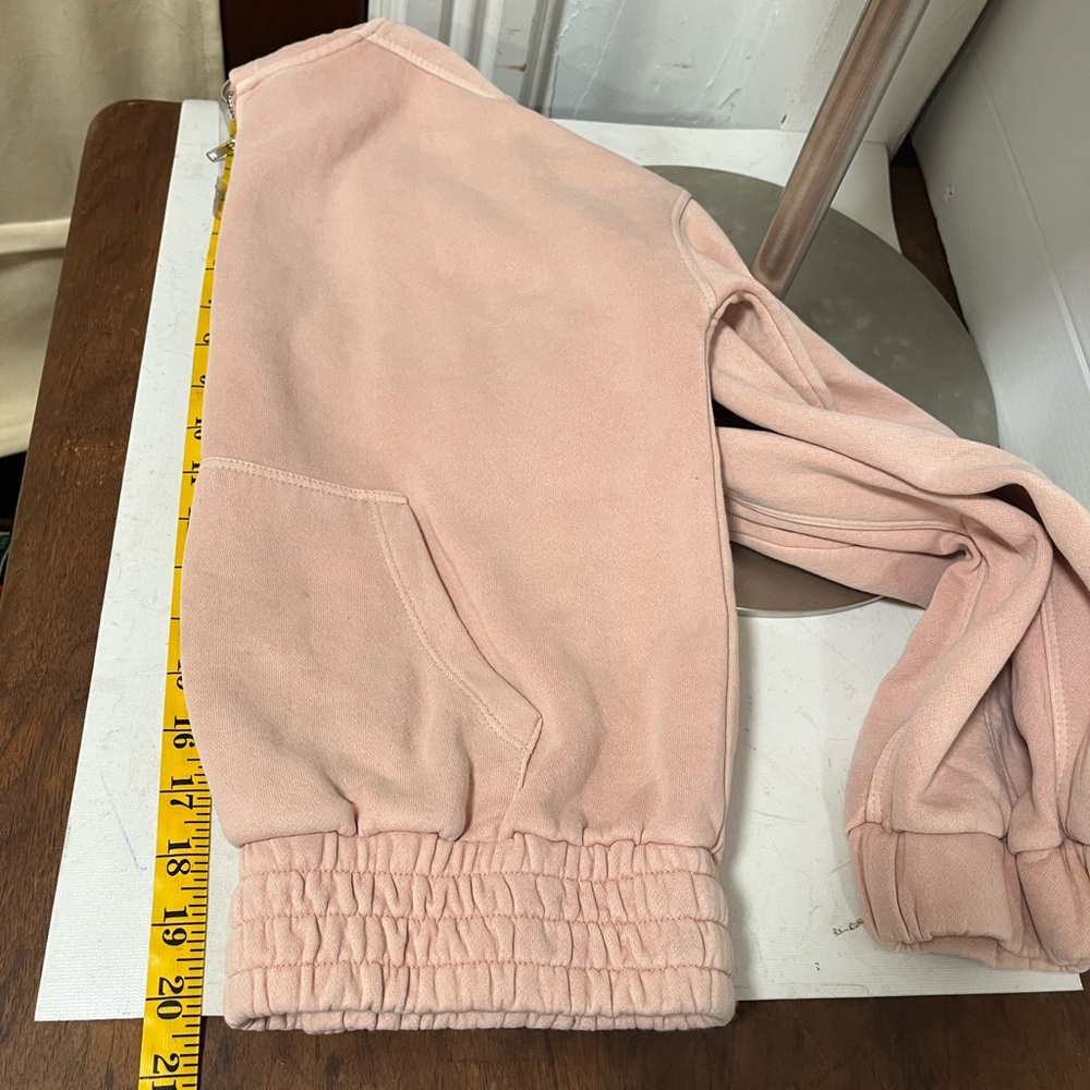 Free people pullover pink intercept 1/2 zipped hoodie - Picture 10 of 14
